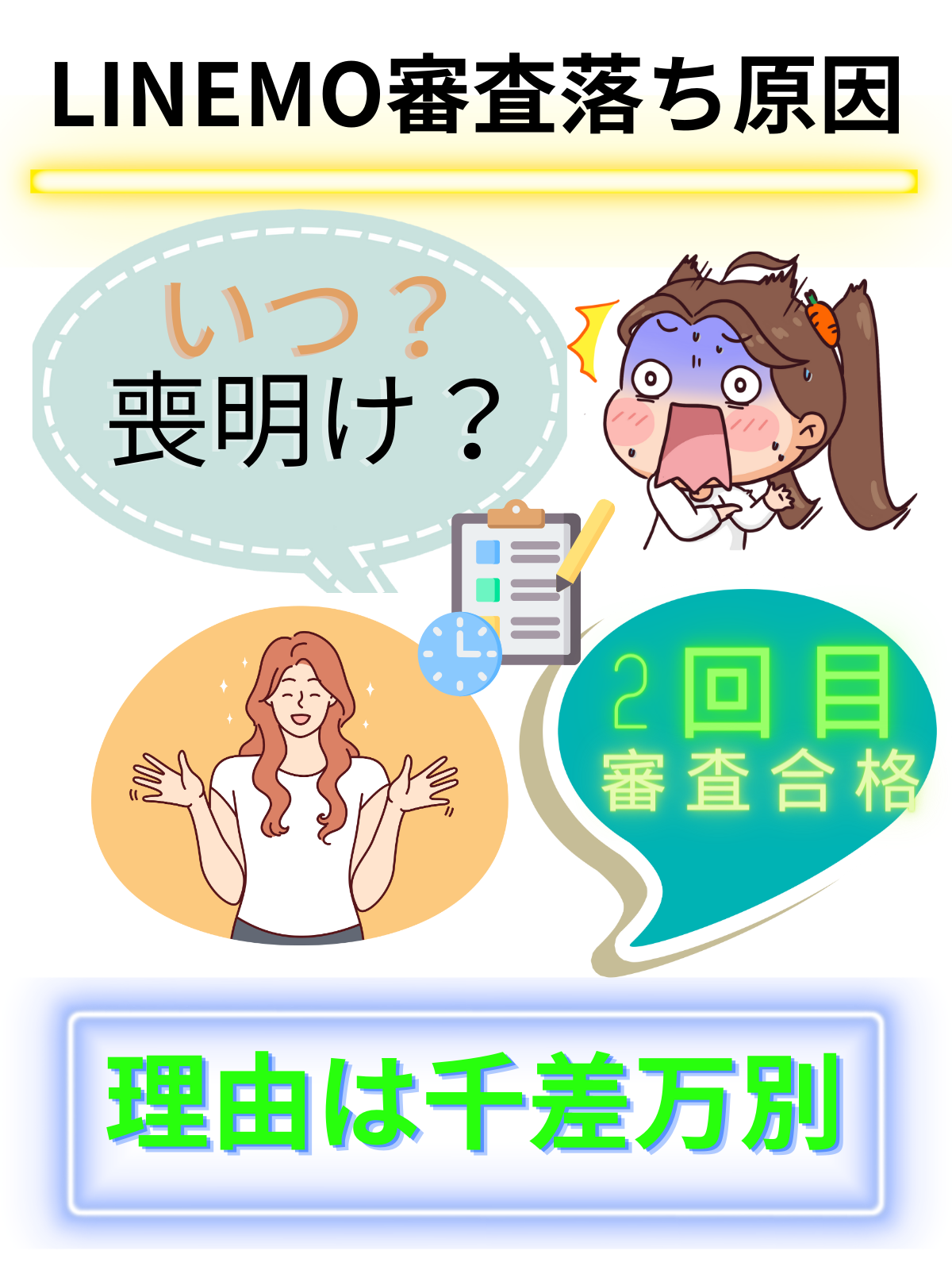 LINEMO　審査